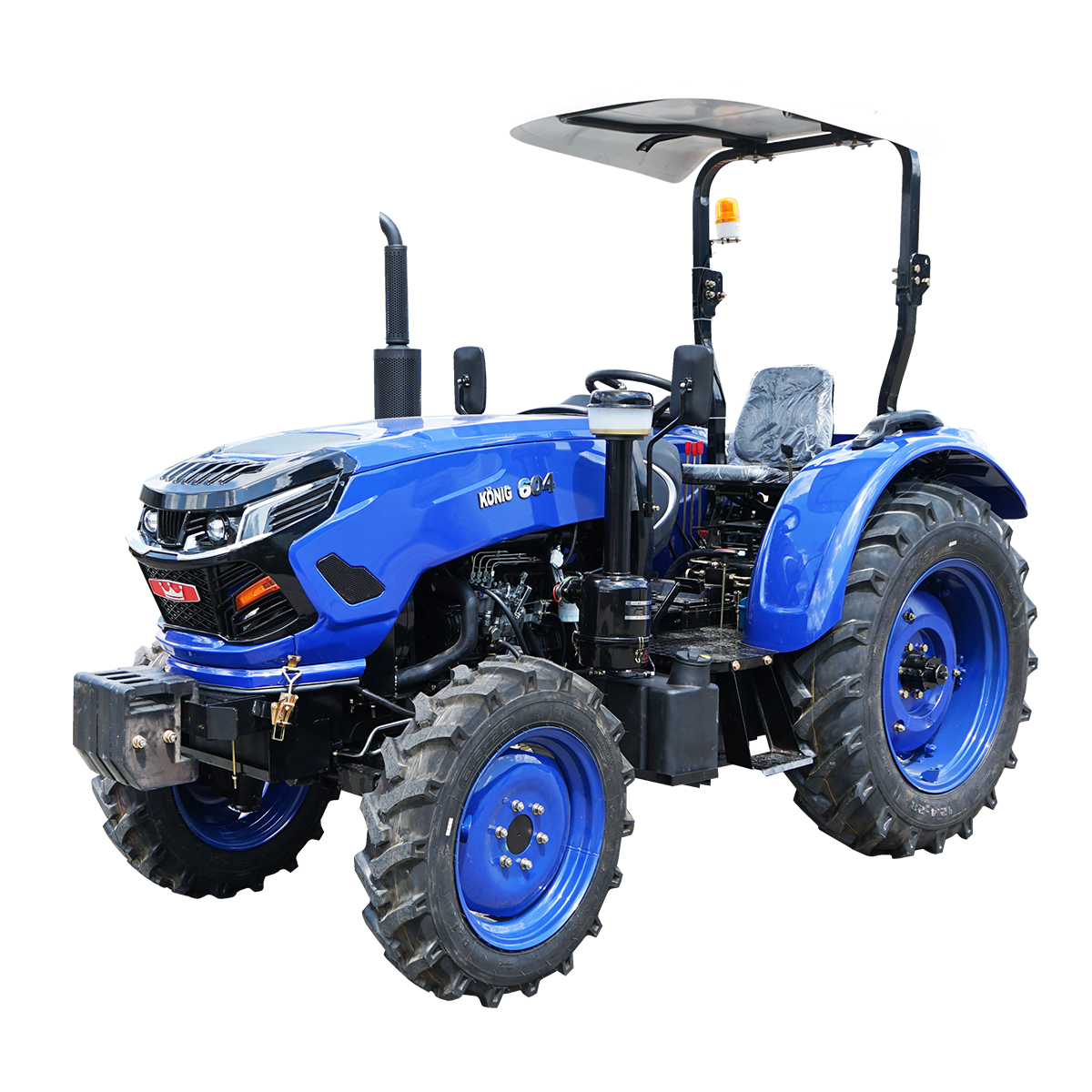 Tractor KONIG 604, 4x4, 60HP cu parasolar, roti 8.3-16/12.4-28	