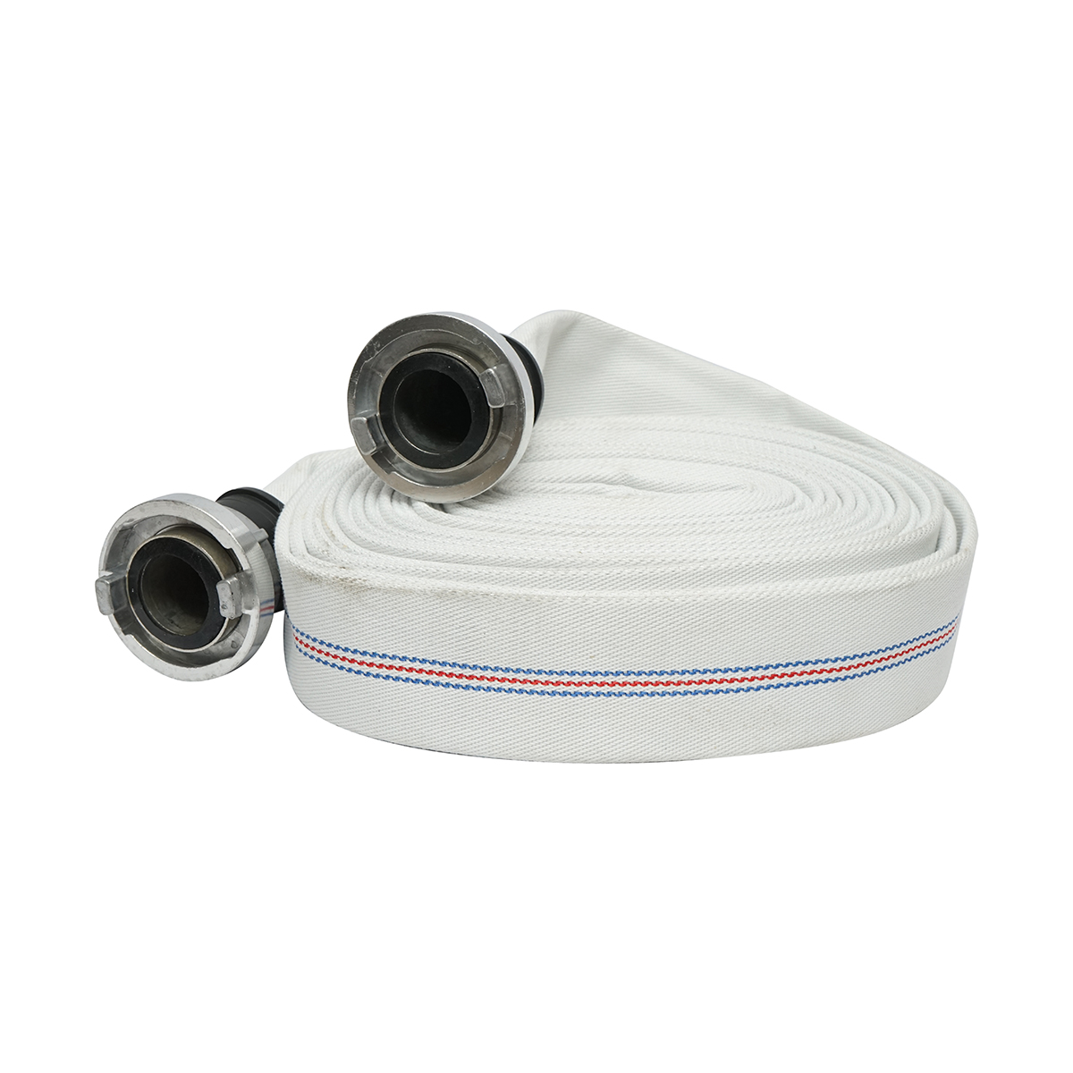 Furtun irigatii/pomp. din PVC 2 toll, lungime 20m cu racorduri aluminu, max 15bar, panzat Breckner Germany