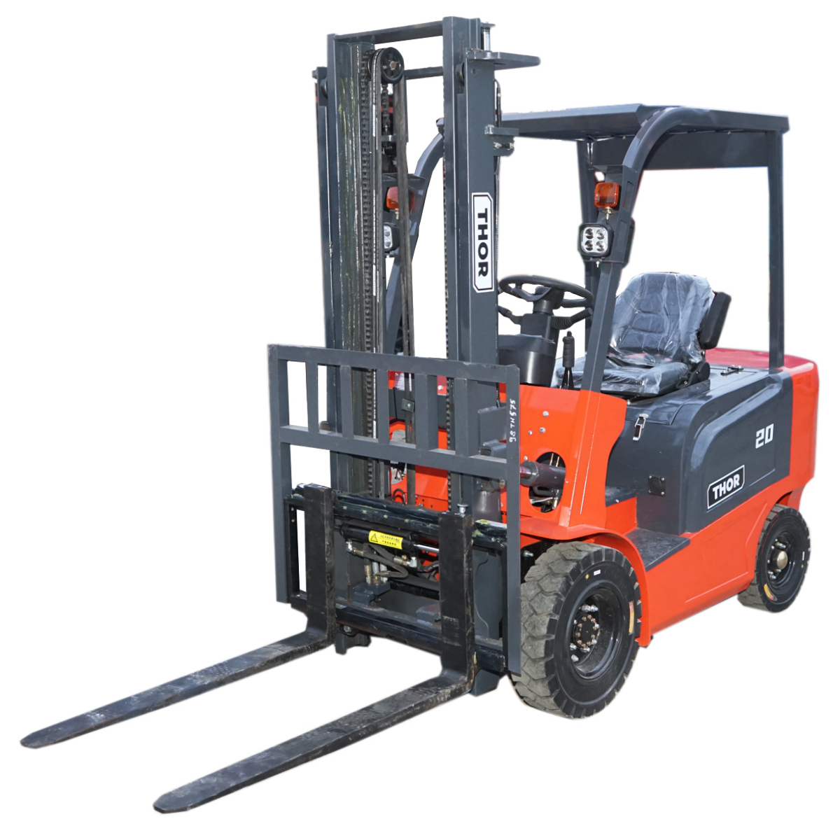 Stivuitor electric 2T duplex 3M, cu baterie 72V/100Ah cu translatie laterala THOR