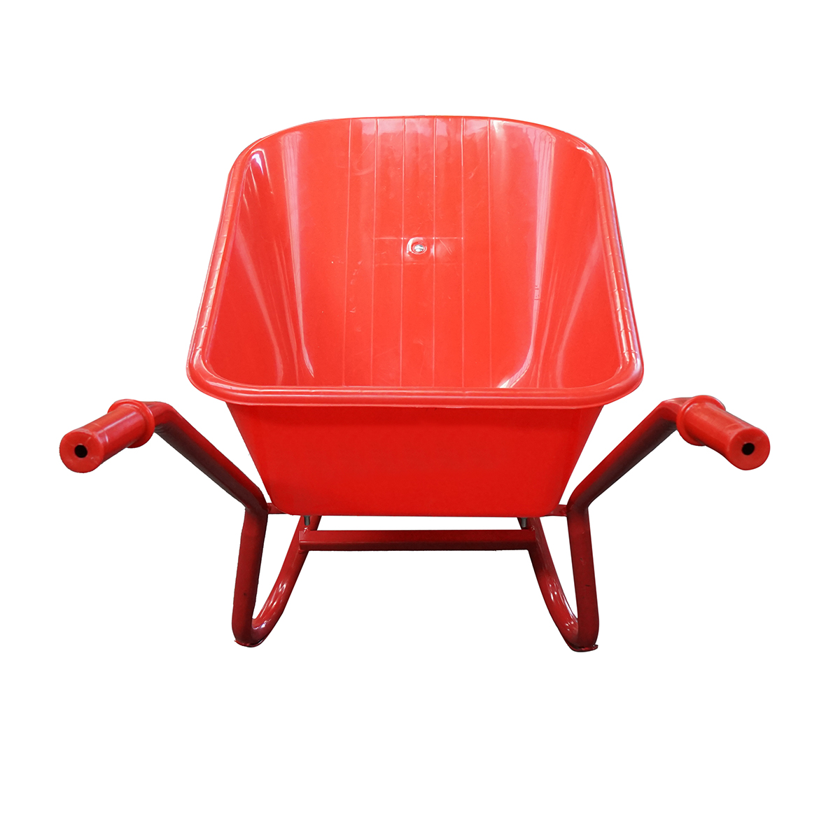 Roaba rosie 85L cu roata pneumatica 400/8, cadru metalic si cuva plastic 940x580x300mm Thor – imagine 4