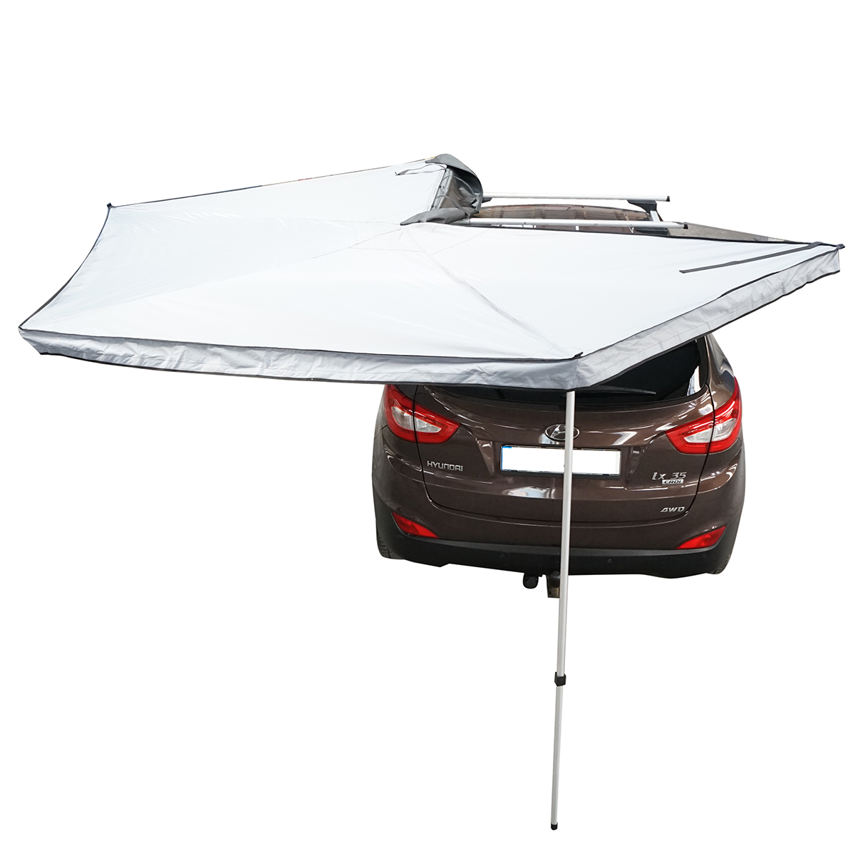 Cort umbrar lateral auto, marchiza 270 grade, pliabil cu prindere pe plafon – imagine 2