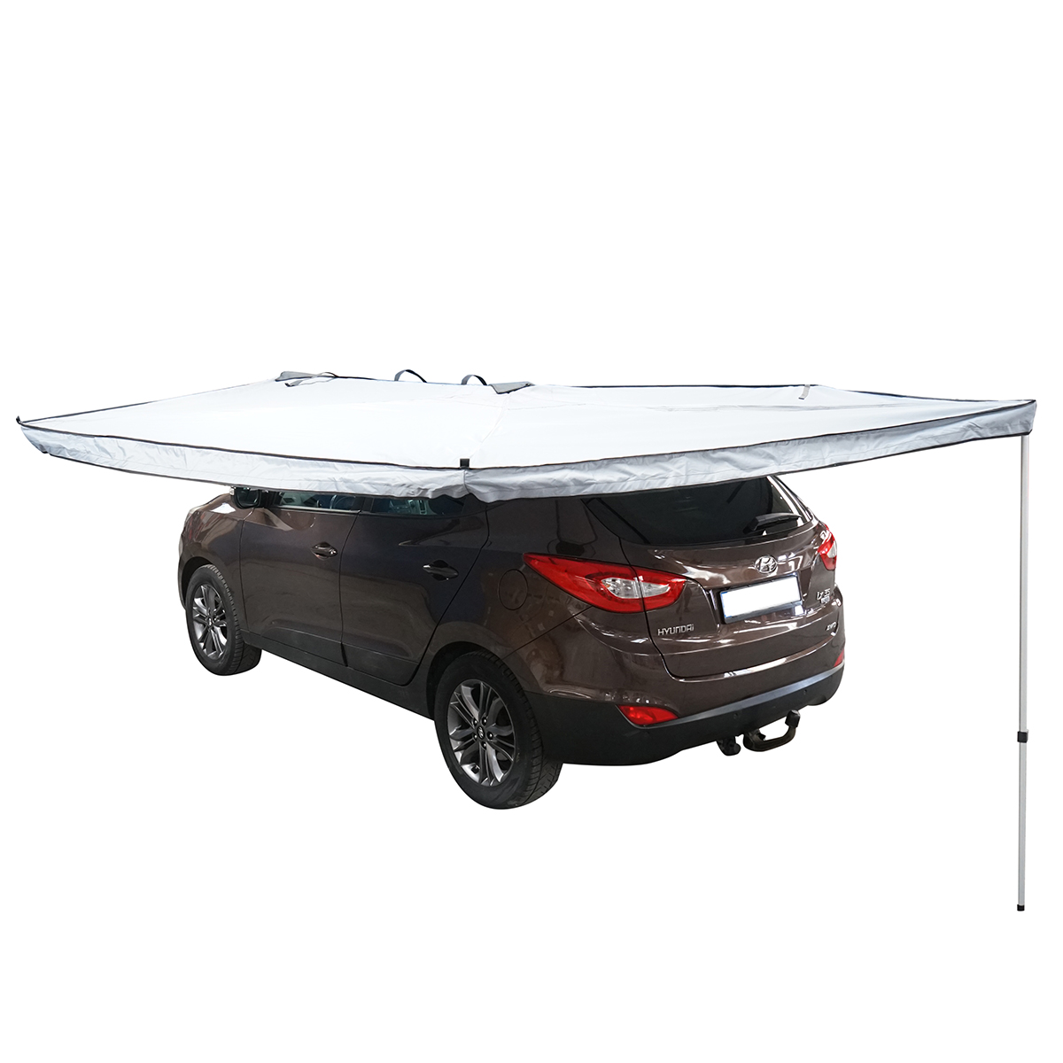 Cort umbrar lateral auto, marchiza 270 grade, pliabil cu prindere pe plafon – imagine 3