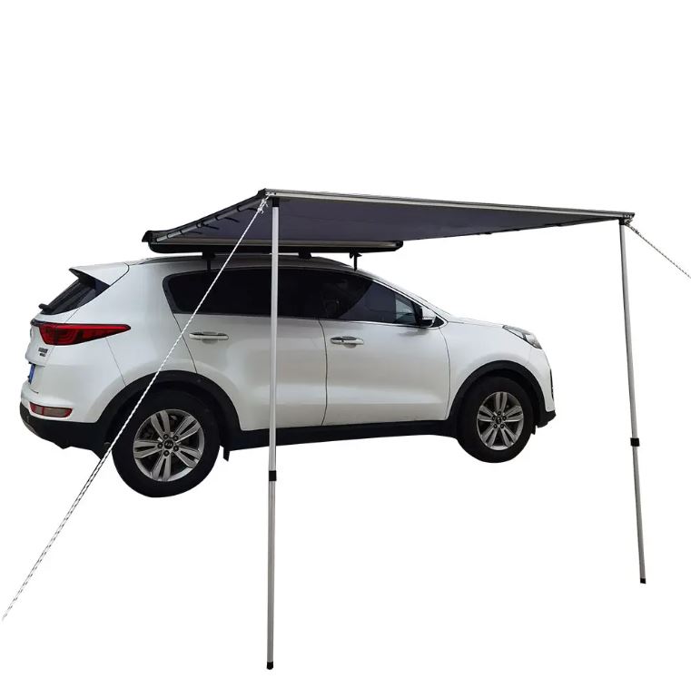 Cort umbrar lateral auto 200x250cm, marchiza, pliabil cu prindere pe plafon – imagine 4