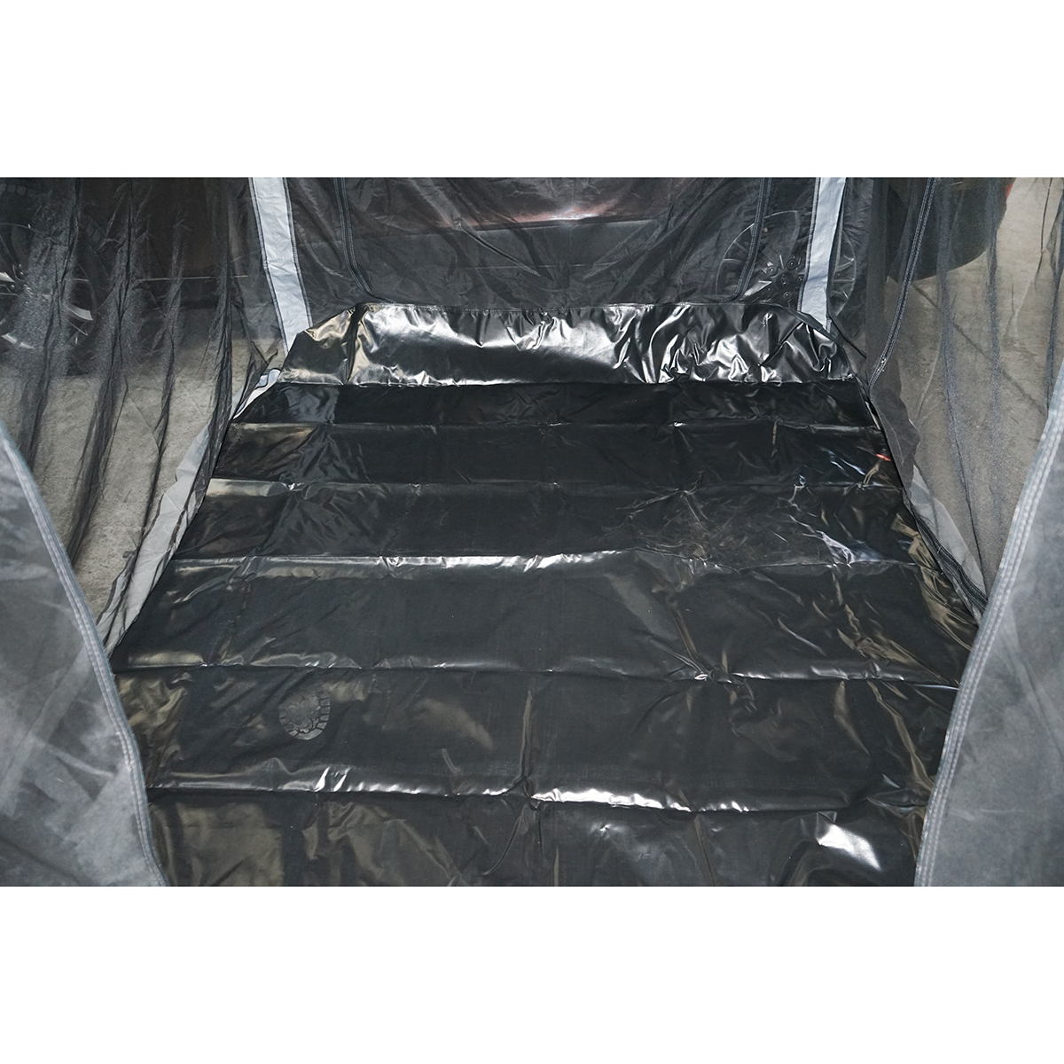 Cort umbrar lateral auto 200x250cm, marchiza, pliabil cu prindere pe plafon	si plasa anti insecte – imagine 7
