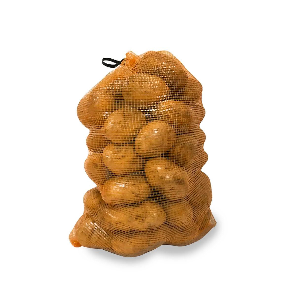 Sac plasa cu maner 330x500mm tip Raschel pentru legume 10Kg portocaliu