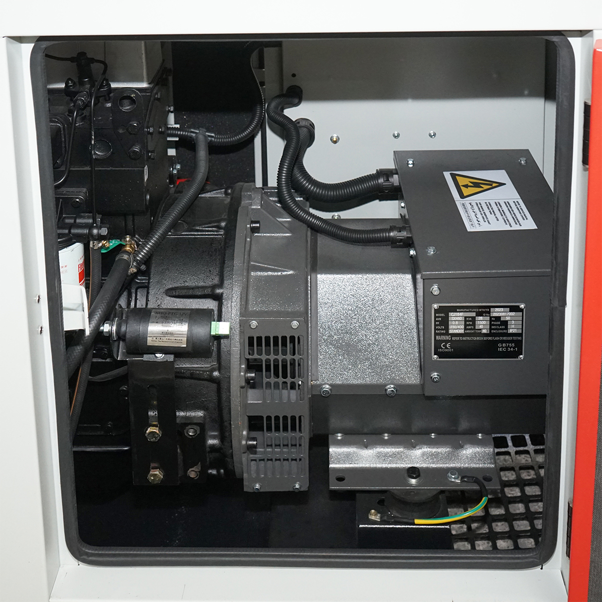 Generator electric trifazat 28KVA, 230/400V cu motor diesel Ricardo N4100DS-30KW – imagine 7