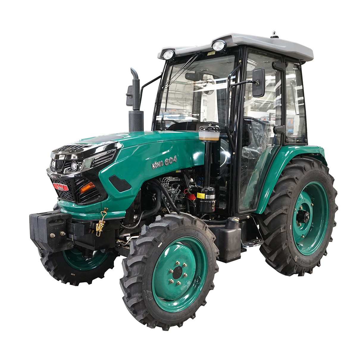 Tractor cu cabina 4x4, 60HP, roti 8.3-20/12.4-28 Konig 604