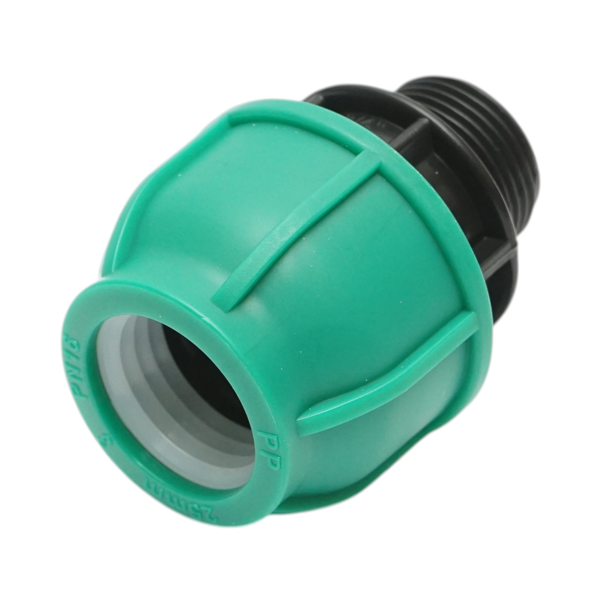 Racord compresiune cu filet exterior 25mmx3/4 inch, PN16 bar pentru sisteme de irigatii – imagine 2