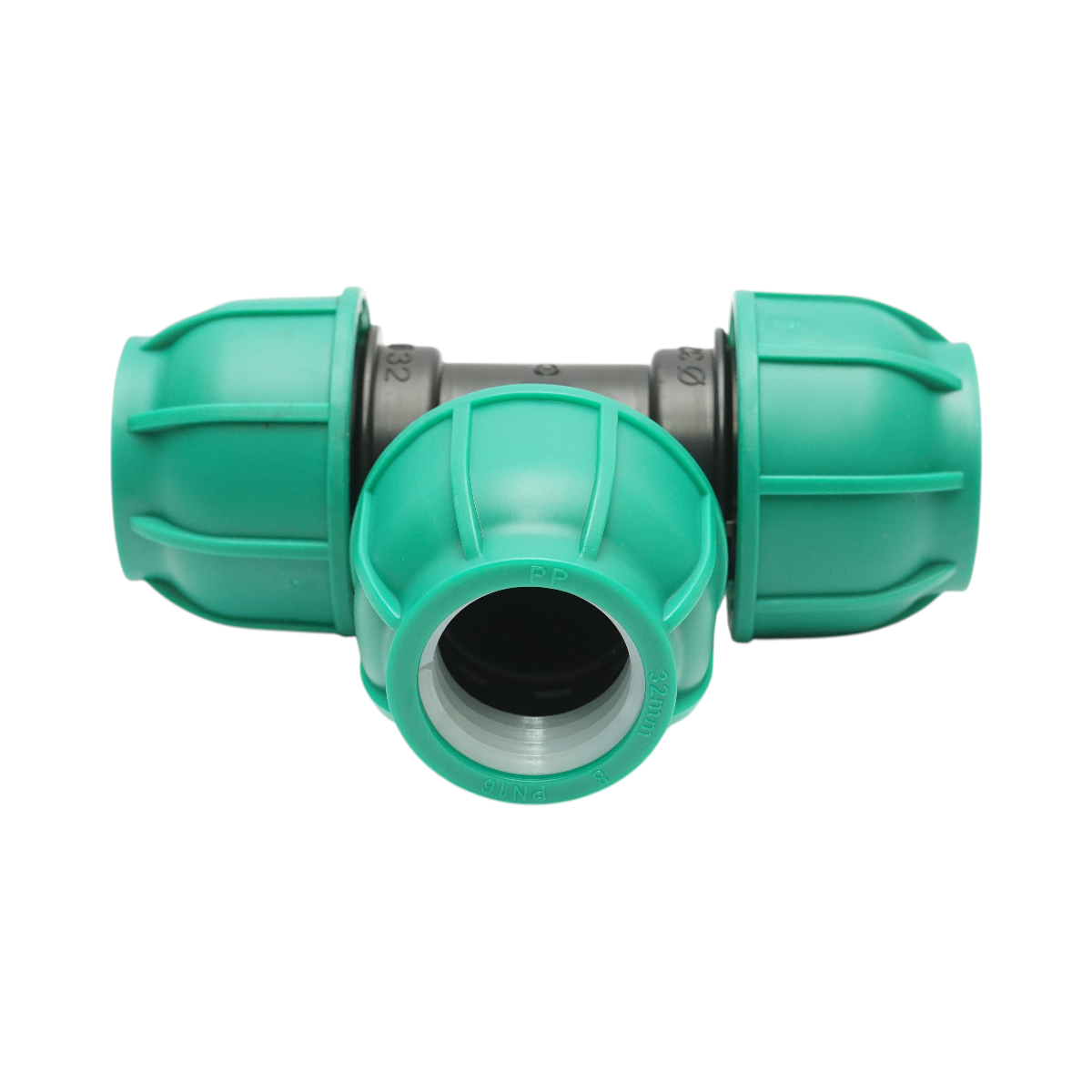 Teu compresiune egal 32x32x32mm, PN16 bar pentru sisteme de irigatii – imagine 4