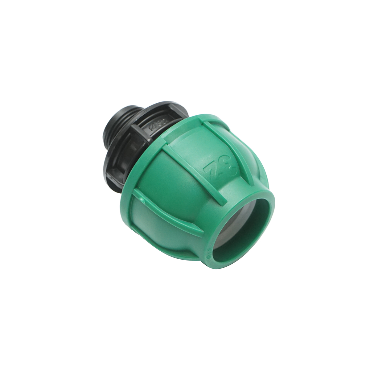 Racord compresiune cu filet exterior D32mmx3/4 toll, PN10 Bar pentru sisteme de irigatii – imagine 3