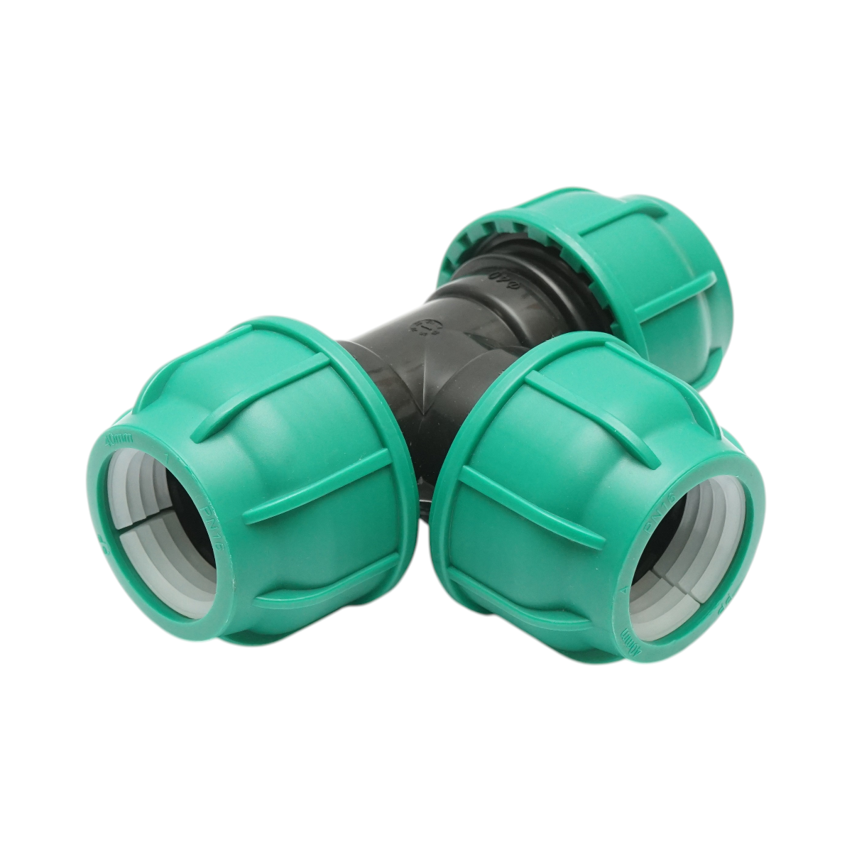 Teu compresiune egal 40x40x40mm, PN16 bar pentru sisteme de irigatii – imagine 4