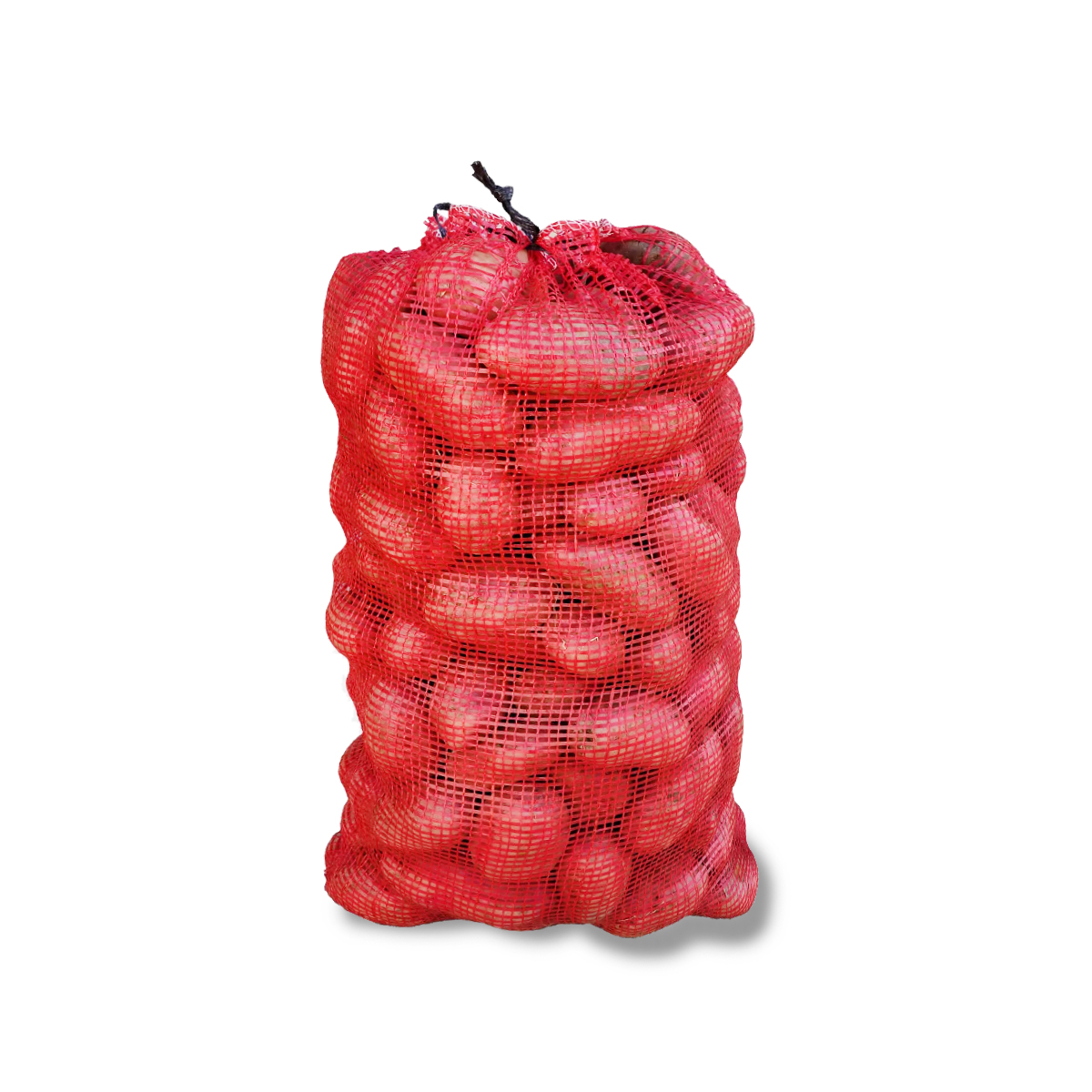 Sac plasa cu maner 270x350mm tip Raschel pentru legume 5Kg rosu