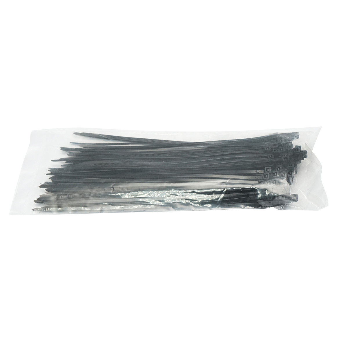 Faseta, colier plastic negru 3.6x200mm 100 buc/set Breckner Germany – imagine 2