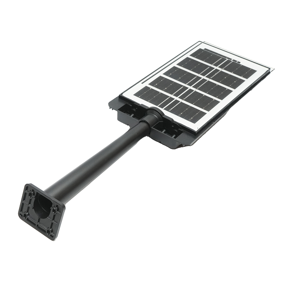 Lampa solara LED 100W, 6500K, 187lm cu panou solar 3W, baterie LiFePO4 3.2V/3Ah, brat prindere 250mm IP65 Breckner Germany – imagine 5