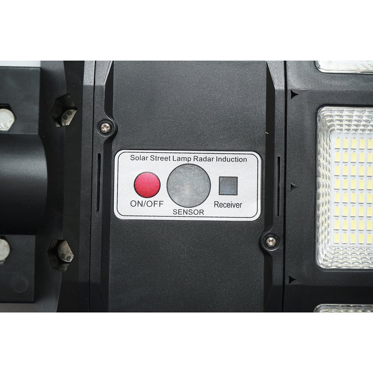 Lampa solara LED iluminat stradal 1200W, 6500K, IP65 cu panou solar senzor de miscare telecomanda Breckner Germany – imagine 7