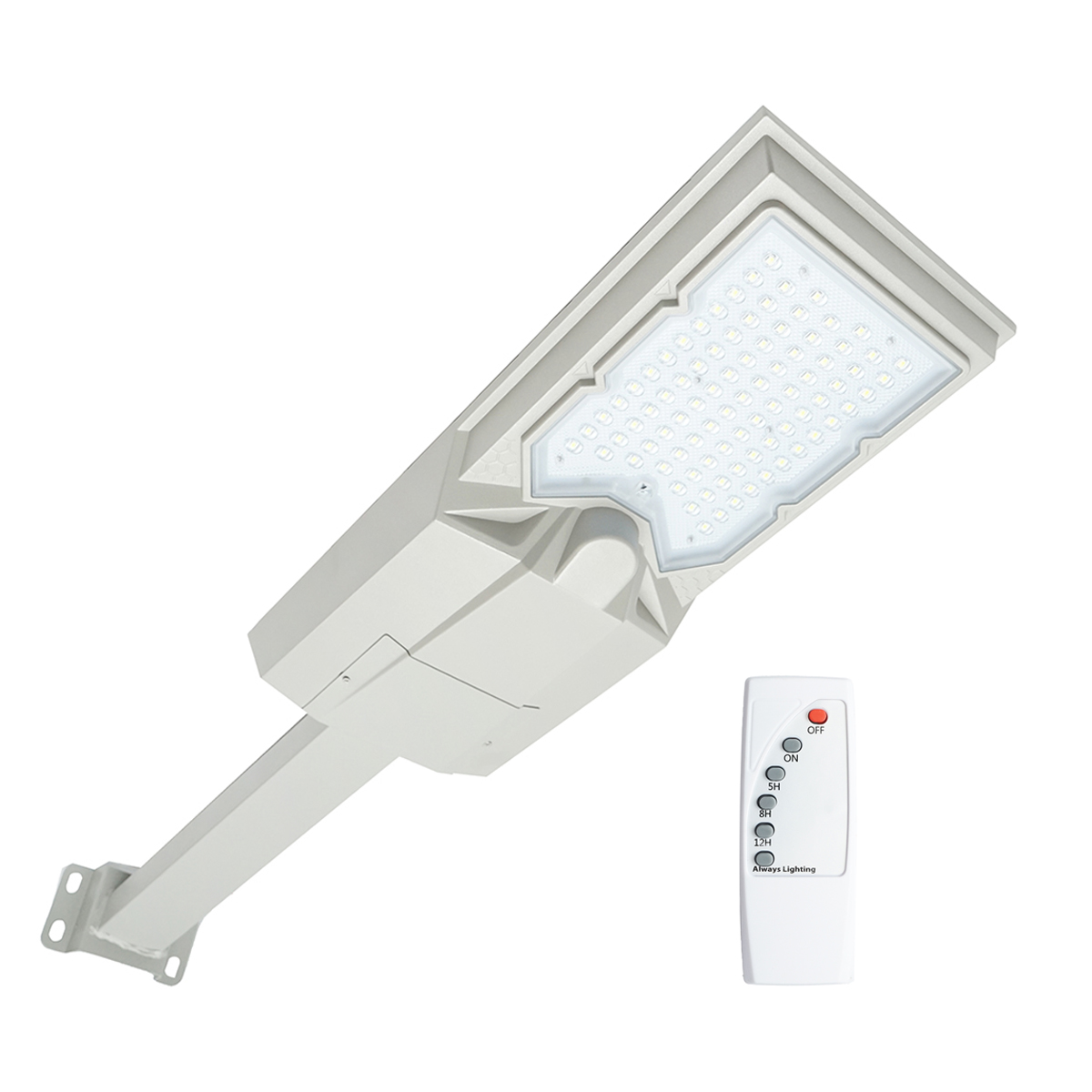 Lampa solara LED iluminat stradal 300W, 6500K, IP65 cu panou solar si telecomanda Breckner Germany