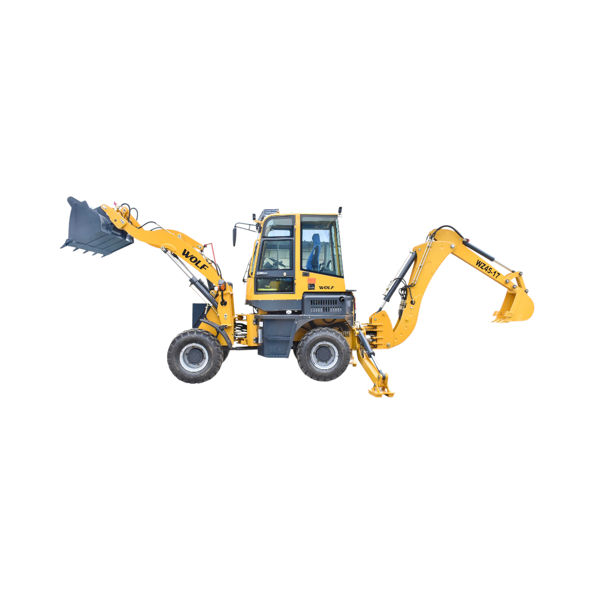 Buldoexcavator WOLF 1.6T, 52CP WZ45-17 – imagine 6