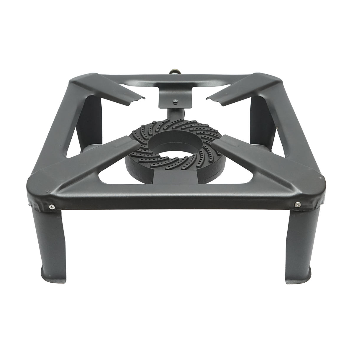 Pirostrie, arzator pe gaz patrat cu 4 picioare 400x400x106mm