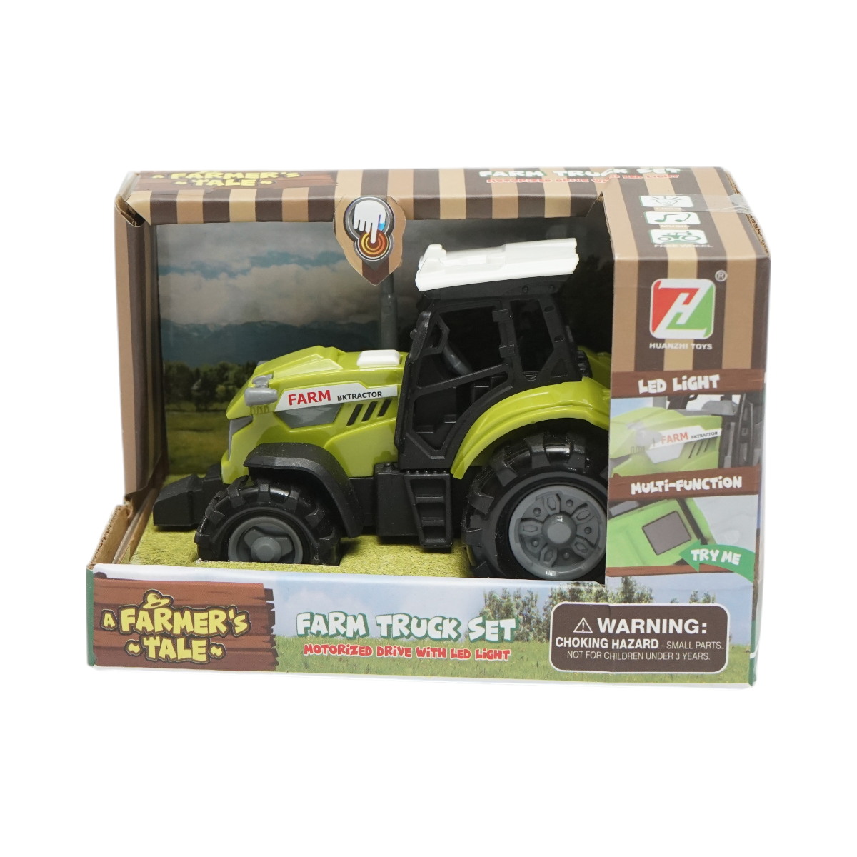 Tractor, jucarie cu lumini led – imagine 2