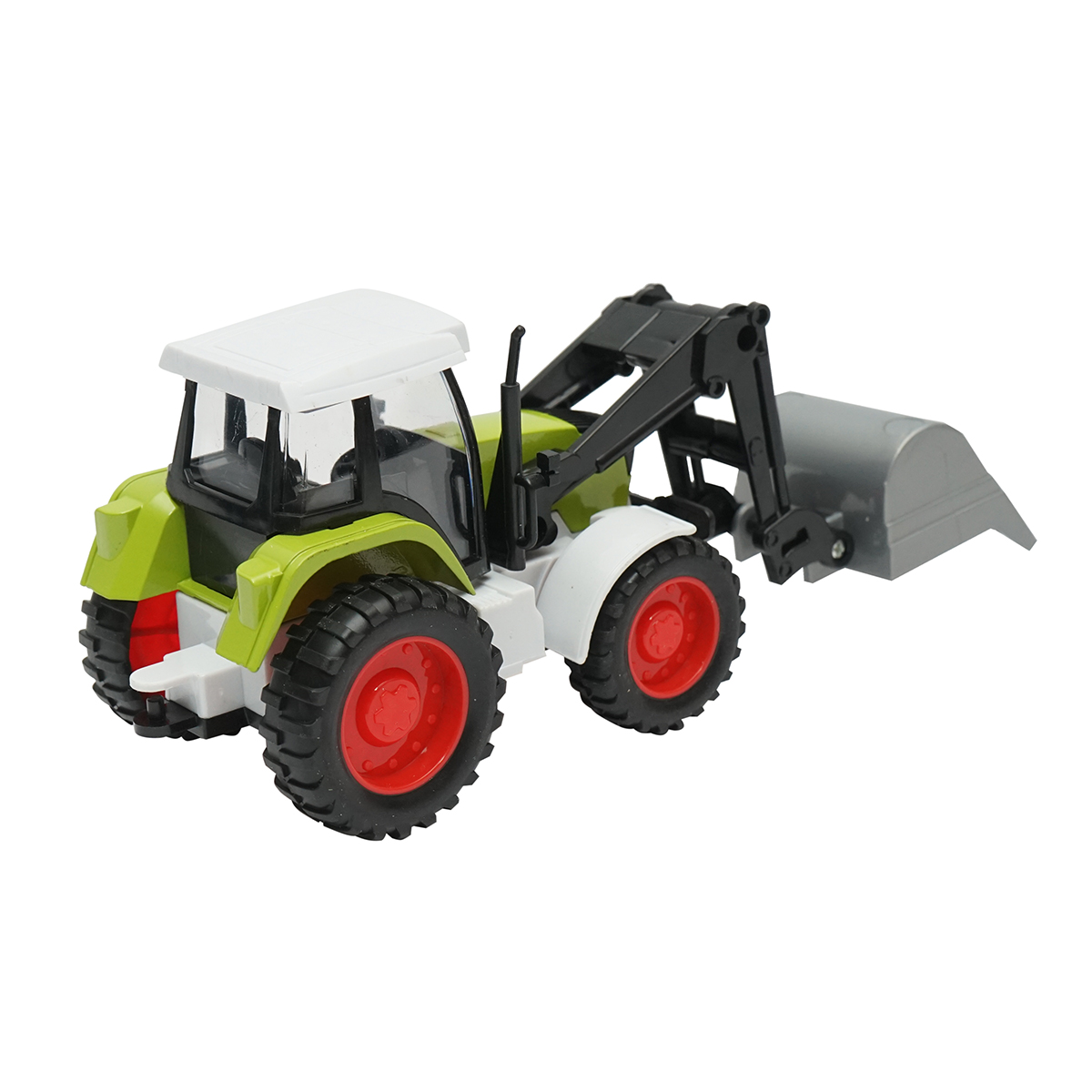 Tractor verde, 175x65x80mm jucarie copii +3 ani – imagine 3