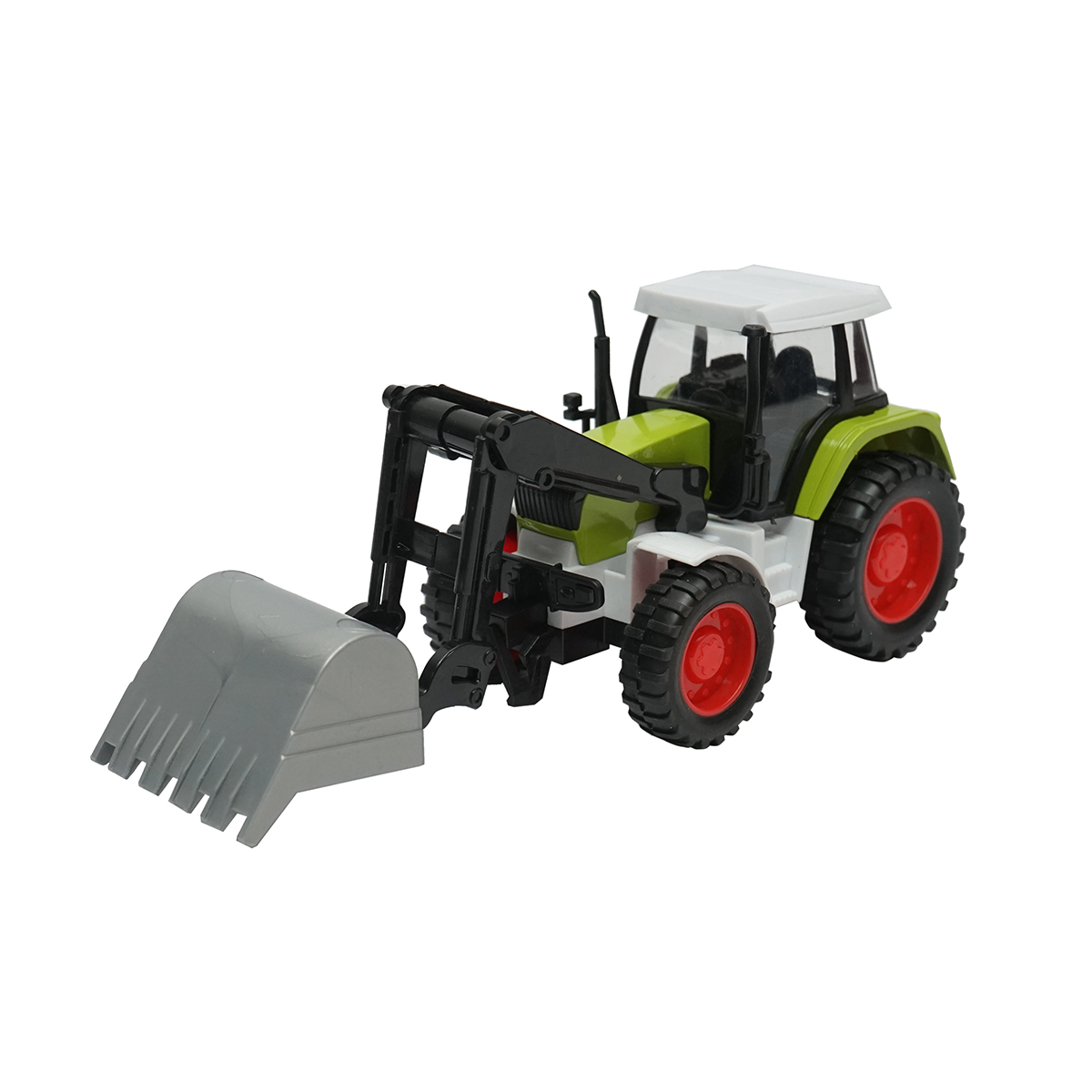 Tractor verde, 175x65x80mm jucarie copii +3 ani – imagine 4