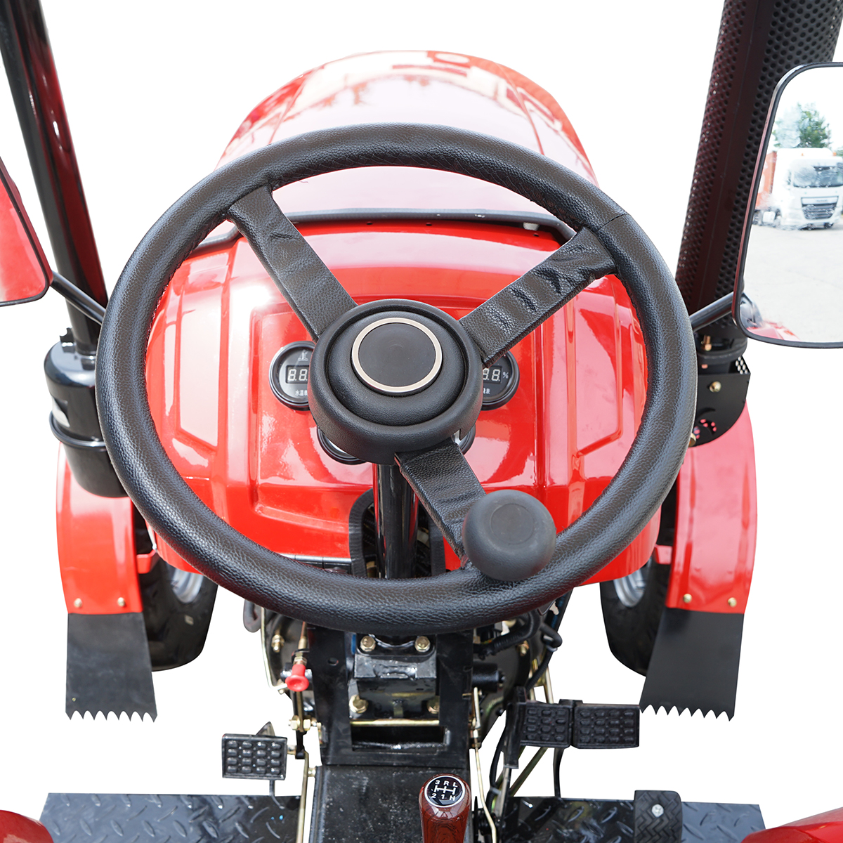 Tractor 25HP 4x4 rosu cu semicabina seria 244 – imagine 11