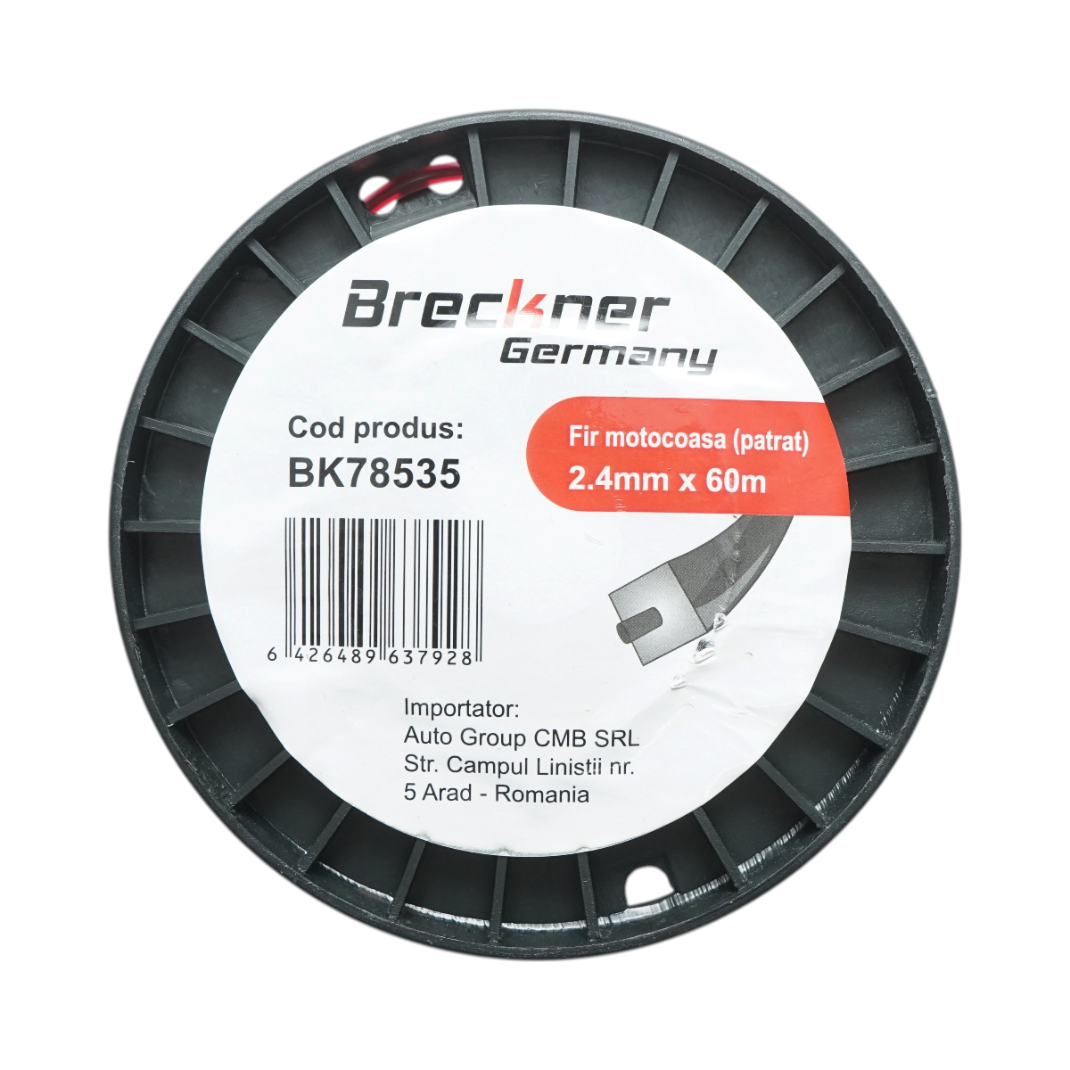 Fir patrat motocoasa 2.4mm x 60m cu intaritura Breckner Germany – imagine 3