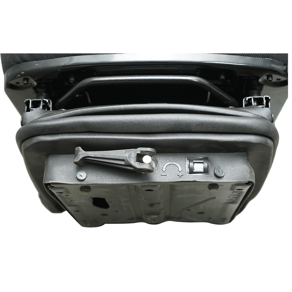 Scaun universal reglabil pe greutate 50-130Kg, cotiere si spatar rabatabil 50-90° pentru tractor, utilaje agricole, industriale, stivuitor  – imagine 5