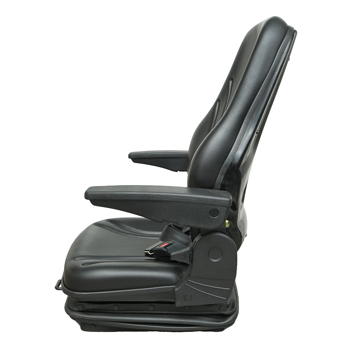 Scaun universal reglabil pe greutate 50-130Kg, cotiere si spatar rabatabil 55-89° pentru tractor, utilaje agricole, industriale, stivuitor – imagine 2