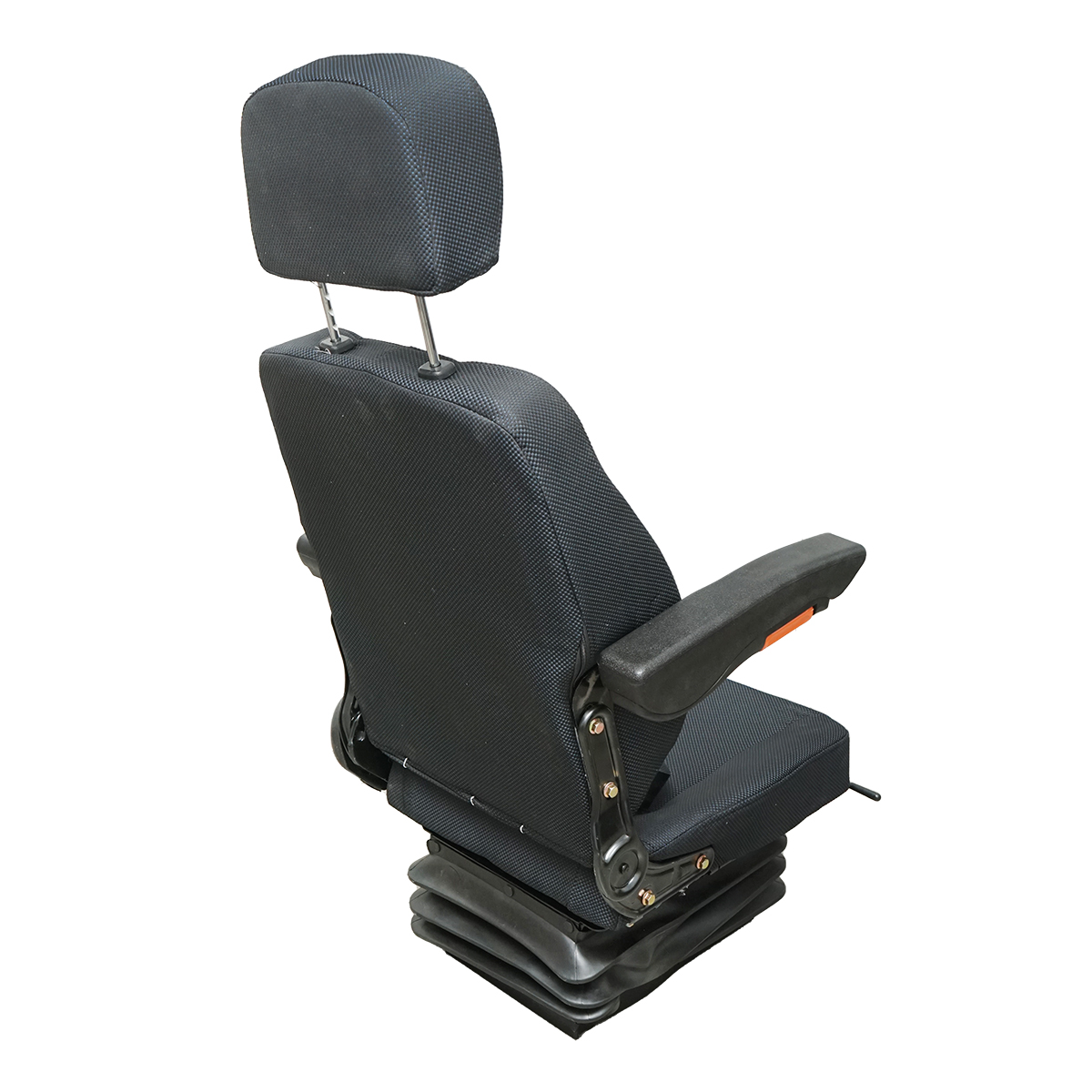 Scaun universal reglabil pe greutate 40-130Kg, cotiere si spatar rabatabil 50-90° pentru tractor, utilaje agricole, industriale, stivuitor – imagine 4