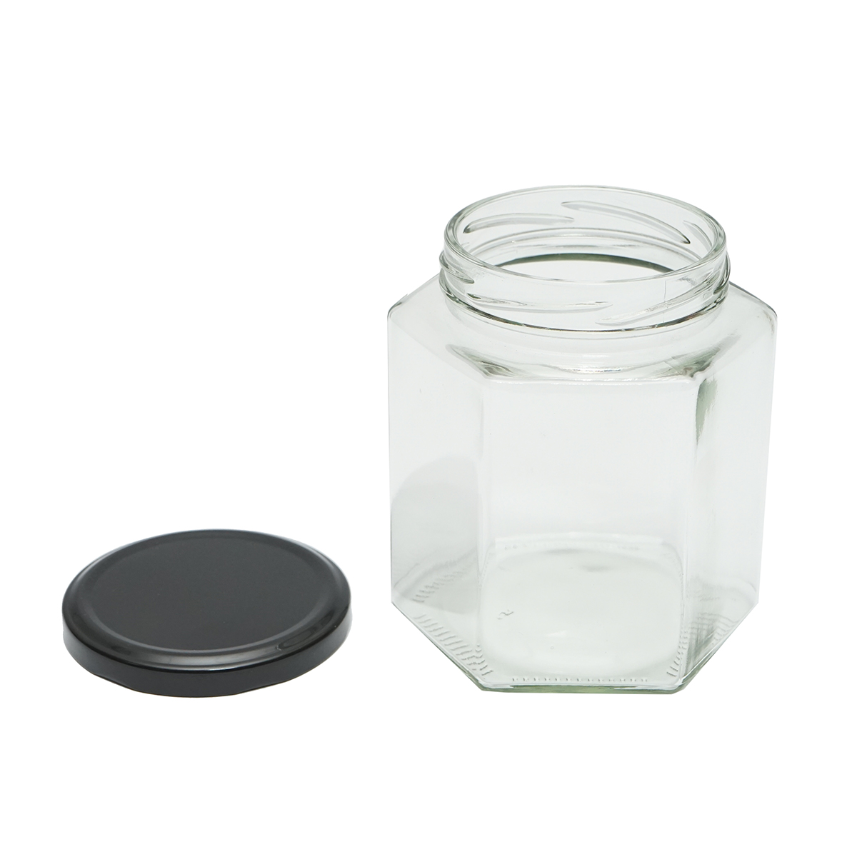 Borcan din sticla cu capac pentru miere 730ml – imagine 2