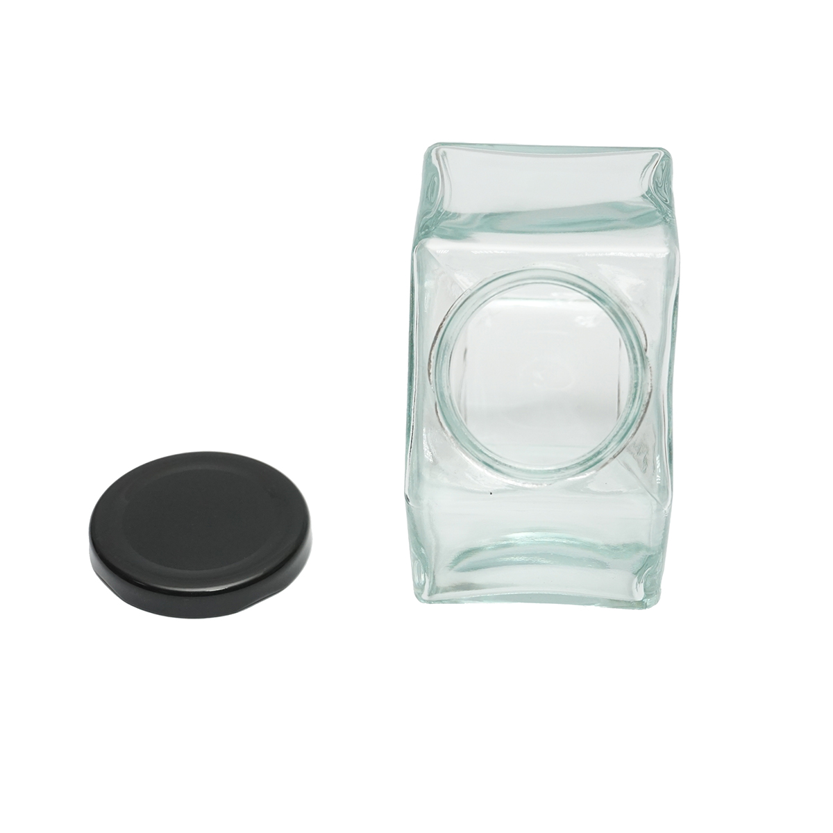 Borcan din sticla cu capac pentru miere 500ml – imagine 3