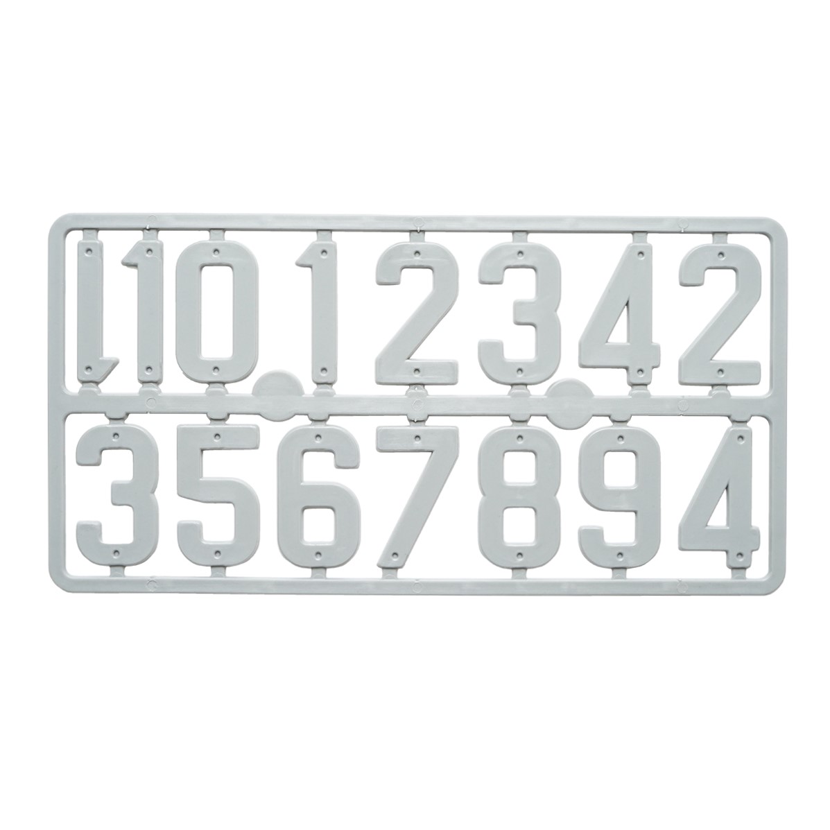 Sablon cu 10 cifre pentru numerotarea stupilor