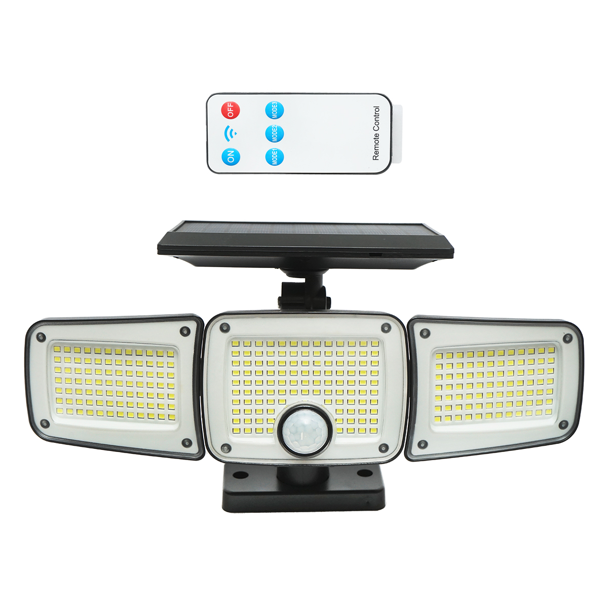 Lampa LED 30W cu panou solar 1.8W/5.5V, baterie 2400mAh, senzor de miscare si telecomanda IP65 Breckner Germany