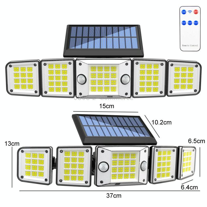 Lampa LED cu panou solar telecomanda si baterie 2400mAh, IP65 Breckner Germany