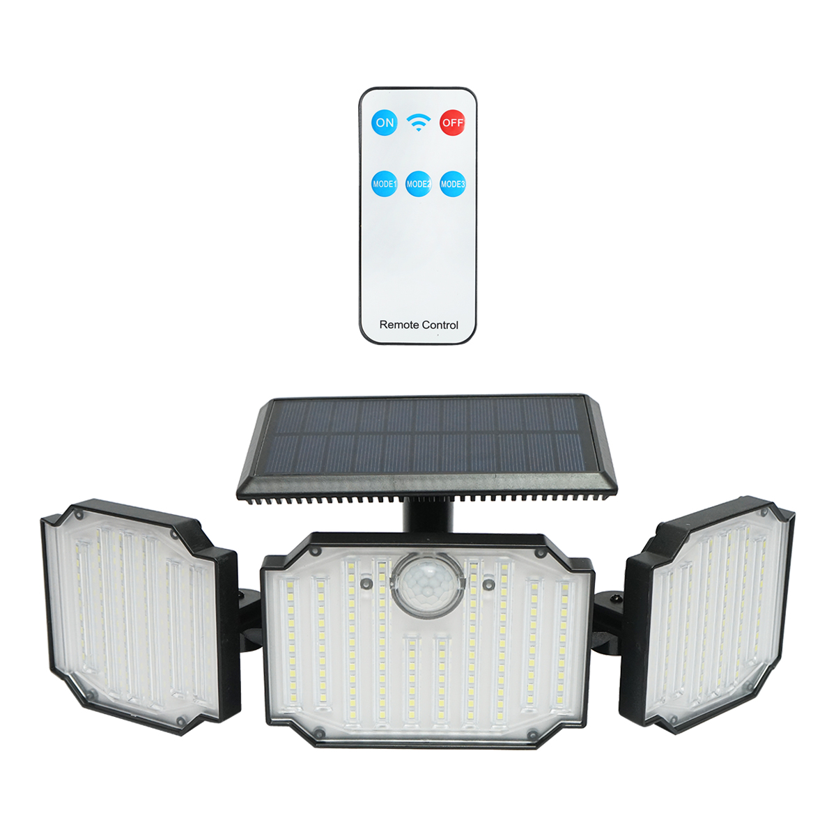 Lampa LED 6W cu panou solar 1.8W/5.5V, baterie 2000mAh, senzor de miscare si telecomanda IP65 Breckner Germany