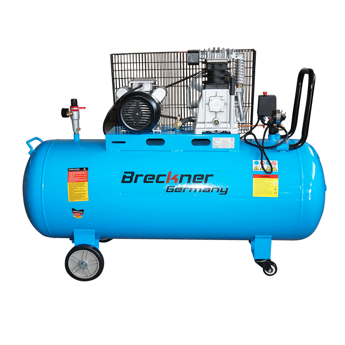 Compresor aer 220V, 200L putere 2.2kW/3CP presiune maxima 8 Bar, debit 250L/min Breckner Germany