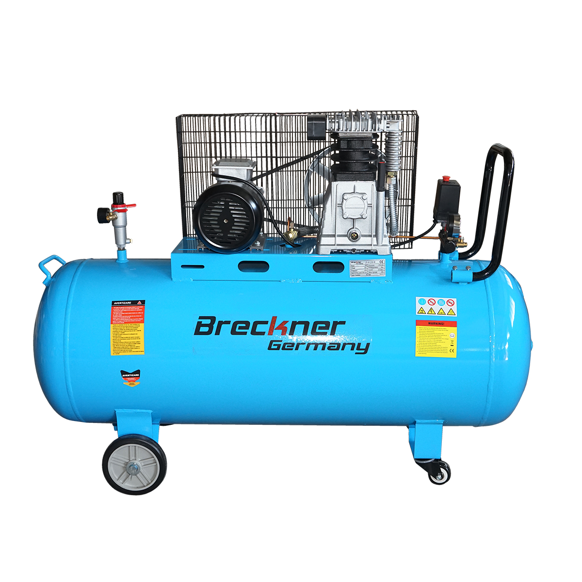 Compresor aer 380V, 200L putere 2.2kW/3CP presiune maxima 8 Bar, debit 250L/min Breckner Germany