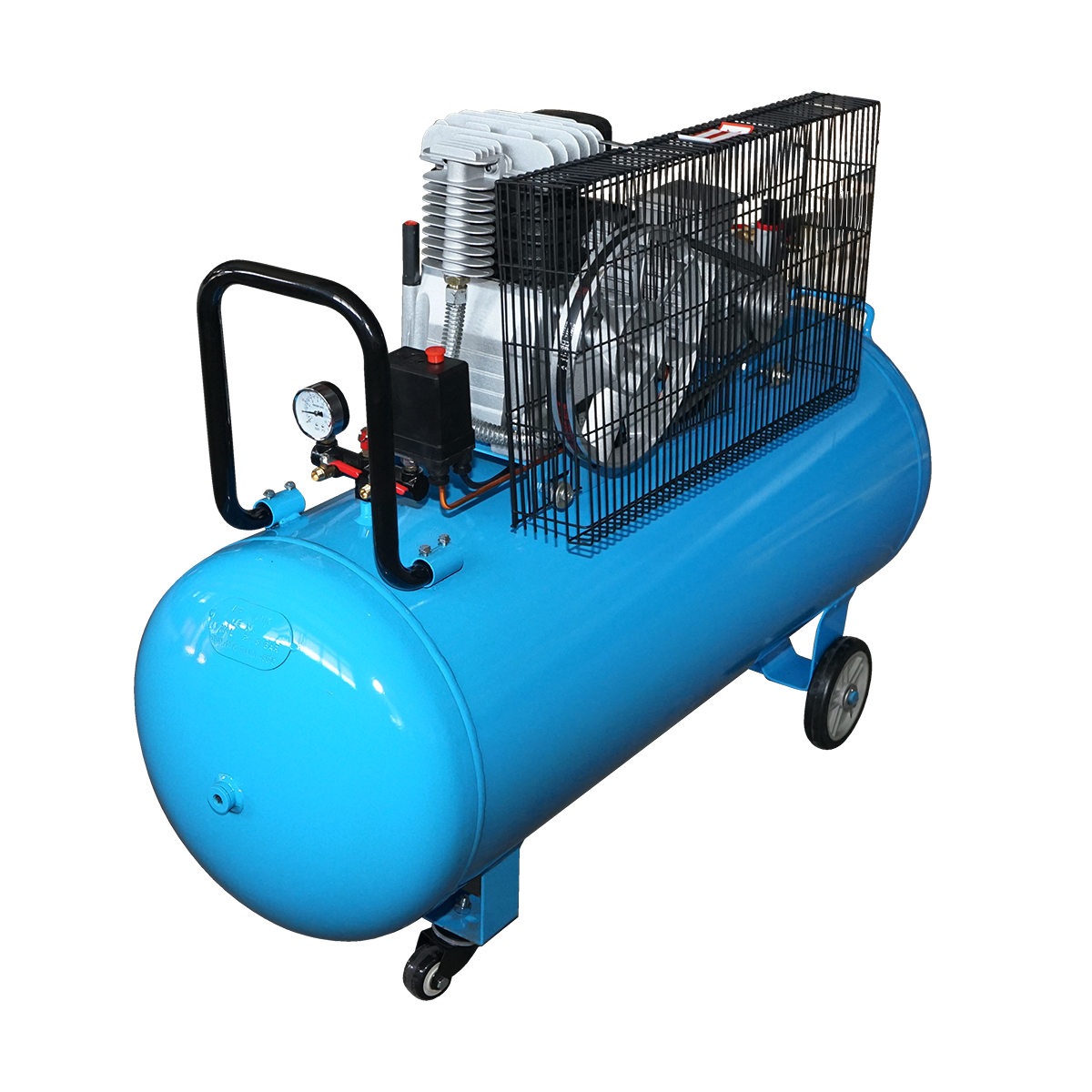 Compresor aer 380V, 200L putere 2.2kW/3CP presiune maxima 8 Bar, debit 250L/min Breckner Germany – imagine 2