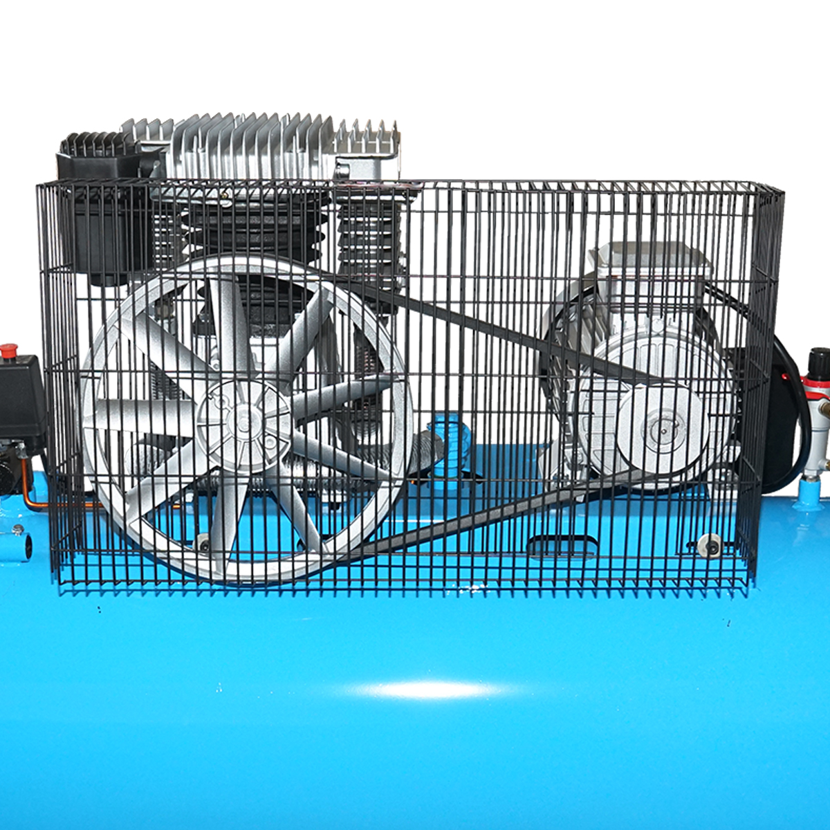 Compresor aer 380V, 270L putere 4kW/5.5CP presiune maxima 8 Bar, debit 600L/min Breckner Germany – imagine 2