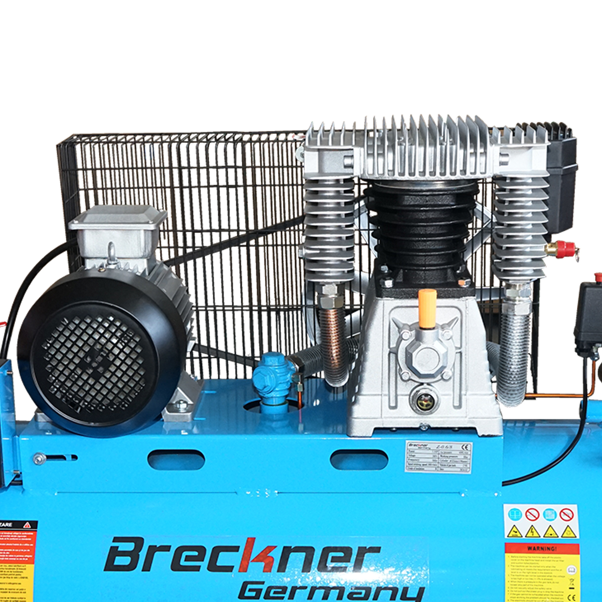 Compresor aer 380V, 270L putere 4kW/5.5CP presiune maxima 8 Bar, debit 600L/min Breckner Germany – imagine 3