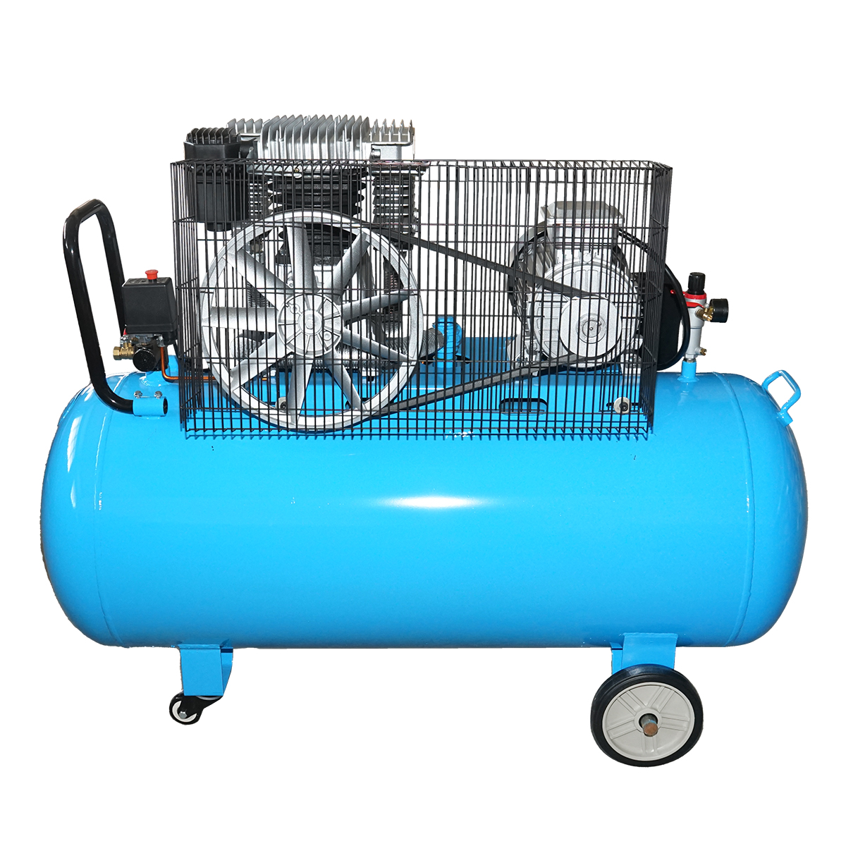 Compresor aer 380V, 270L putere 4kW/5.5CP presiune maxima 8 Bar, debit 600L/min Breckner Germany – imagine 5