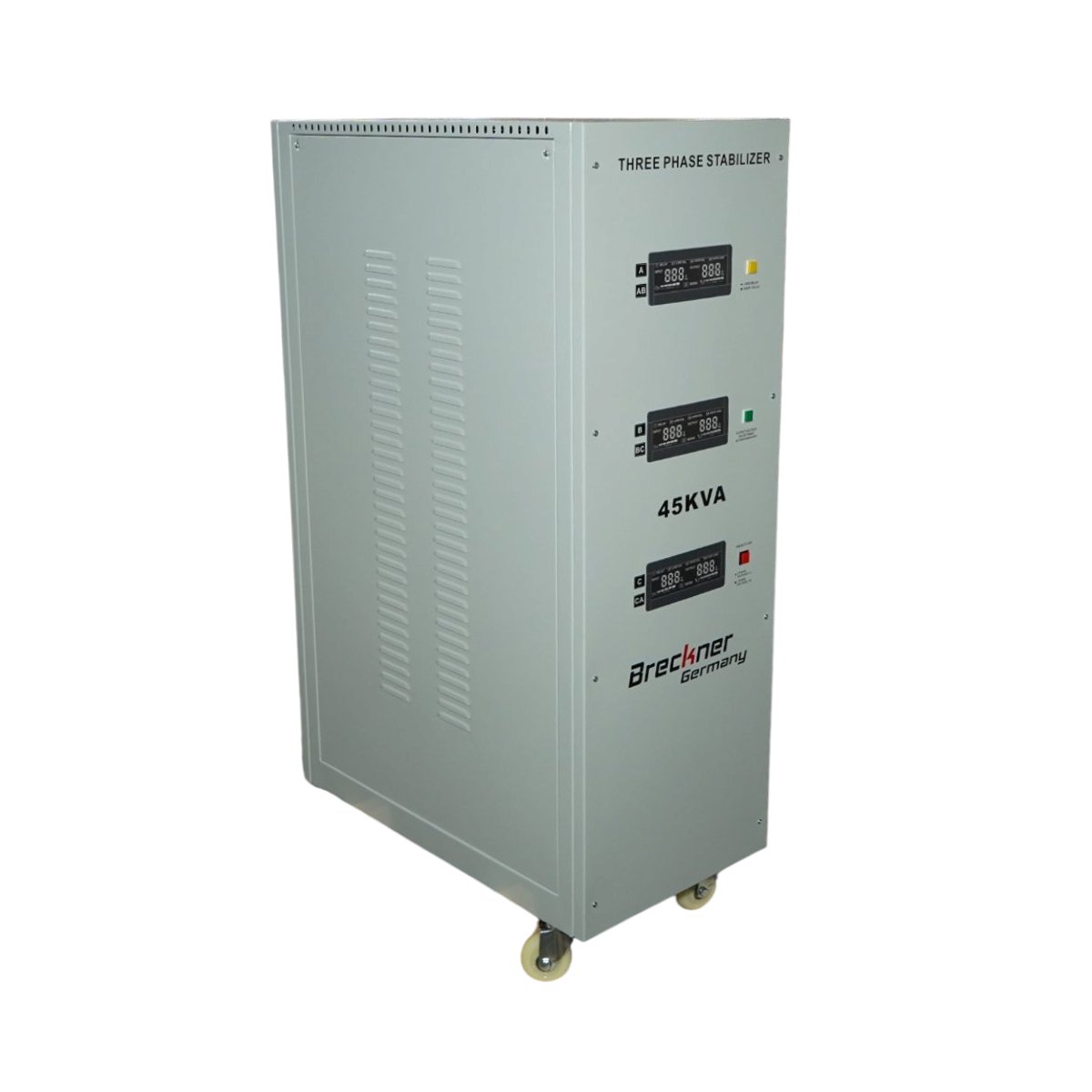 Stabilizator automat de tensiune 45KVA trifazat cu servomotor, bypass, afisaj LCD Breckner Germany – imagine 5