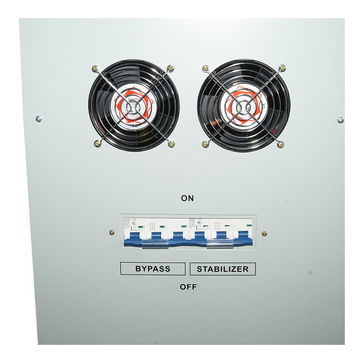 Stabilizator automat de tensiune 80KVA trifazat cu servomotor, bypass, afisaj LCD Breckner Germany – imagine 8