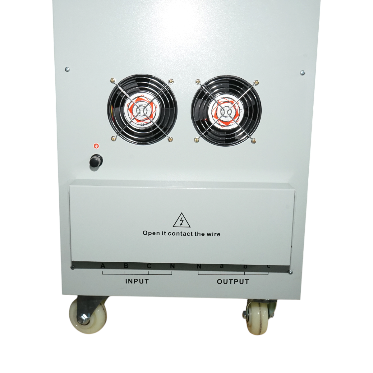 Stabilizator automat de tensiune 80KVA trifazat cu servomotor, bypass, afisaj LCD Breckner Germany – imagine 9