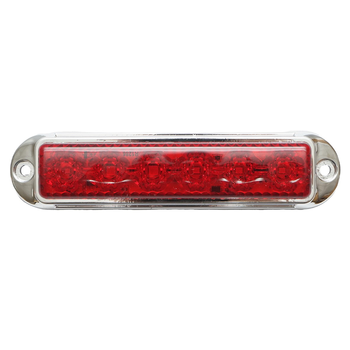 Lampa laterala gabarit slim rosie cromata LED 12-24V, galbena FR1286CR Breckner Germany