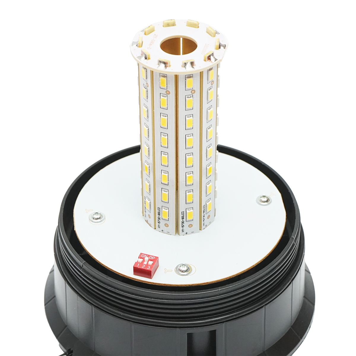 Girofar LED 12-24V cu 3 functii si talpa magnetica IP65 – imagine 4