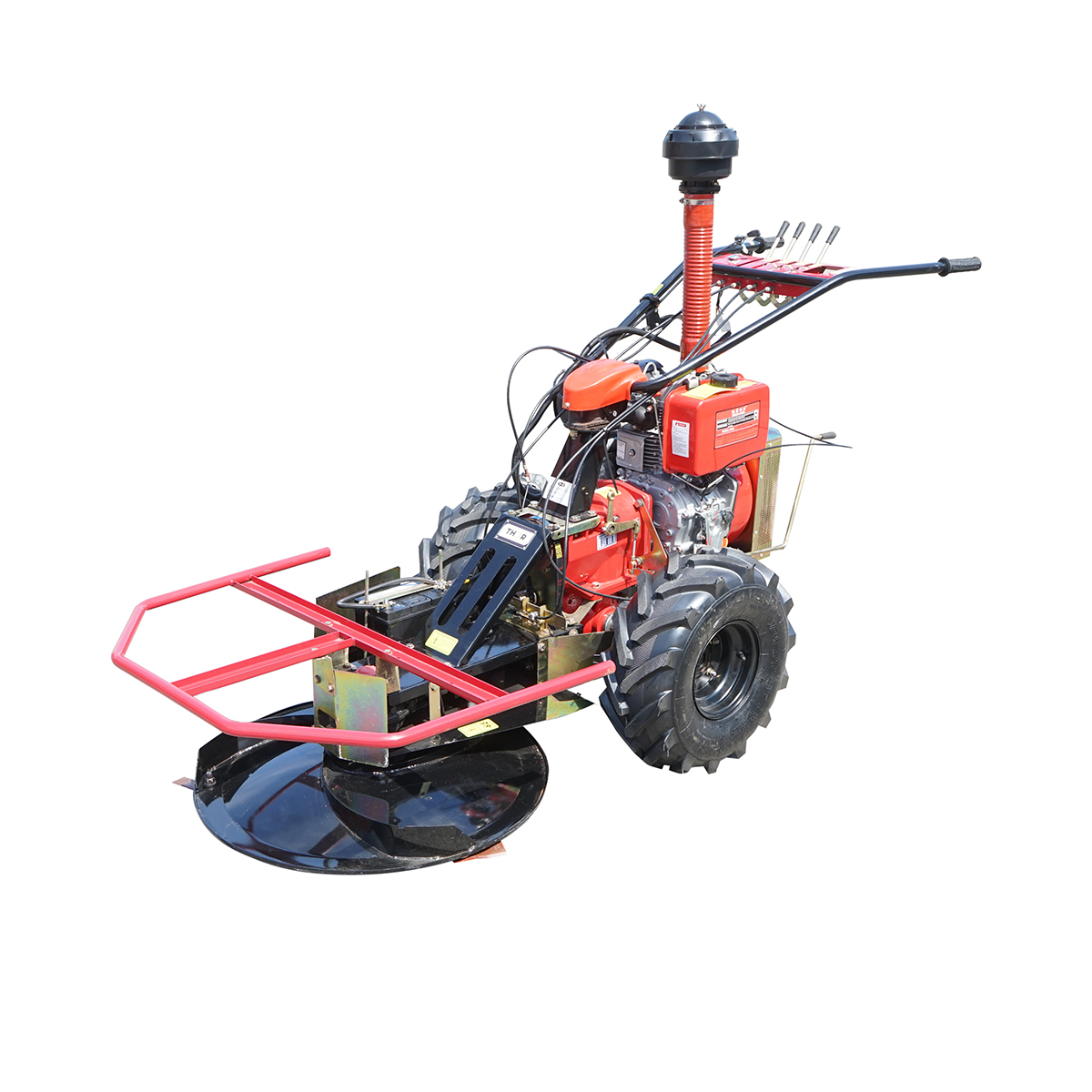 Motocositoare rotativa 950mm cu motor diesel si pornire electrica 1850x880x860mm