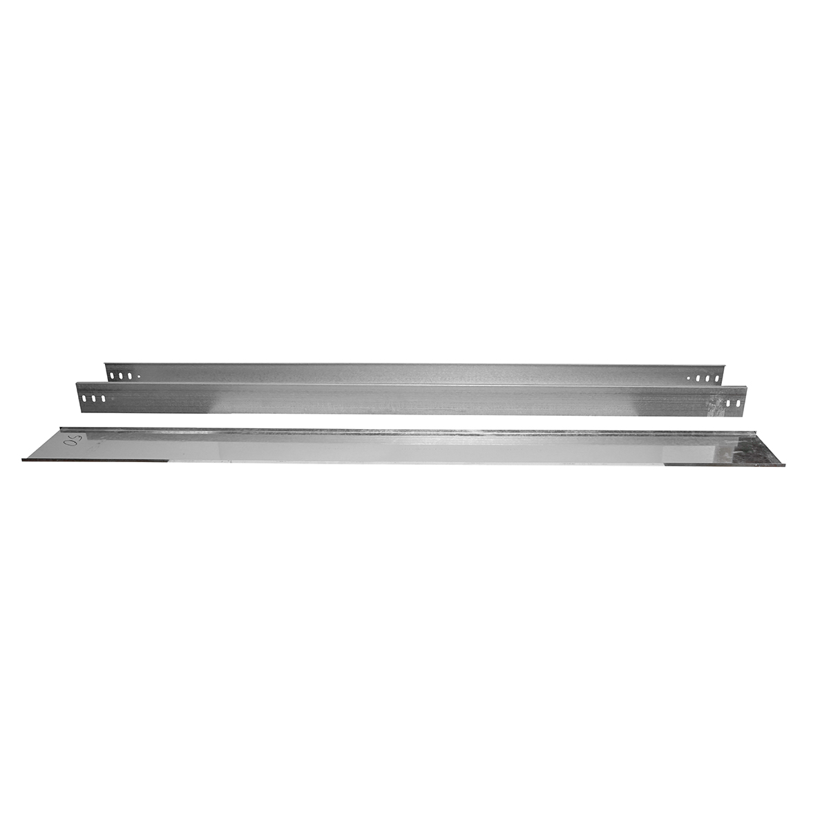 Jgheab metalic neperforat, galvanizat 100x200x2000mm – imagine 2