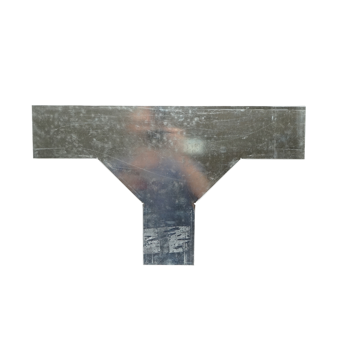 Ramificatie T orizontala din otel galvanizat pentru jgheab 50x100mm – imagine 4